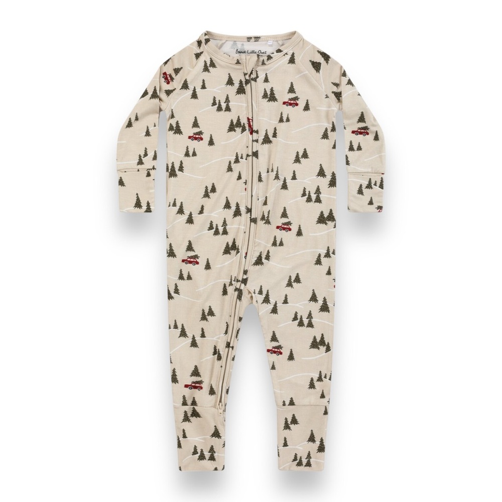 Brave Little Ones- Winter Wonderland Zip Romper